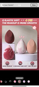 Shein 4 pieces beauty blender makeup sponge photo 5