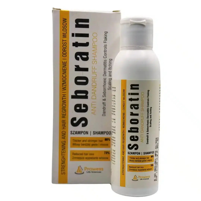 Seboratin Anti-Dandruff Shampoo — Itchy Flaky Scalp