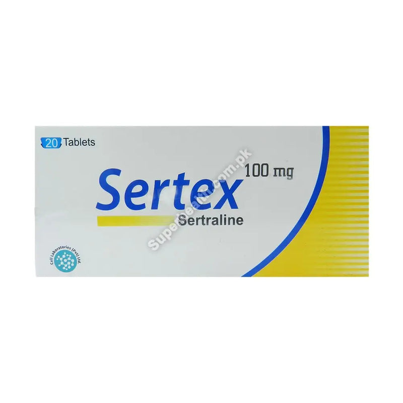 Sertex 100mg Tablets – Sertraline for Depression, Anxiety & OCD Treatment