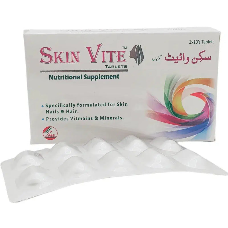 Skin-Vite Skin, Nails & Hair Supplement 30 Tablets