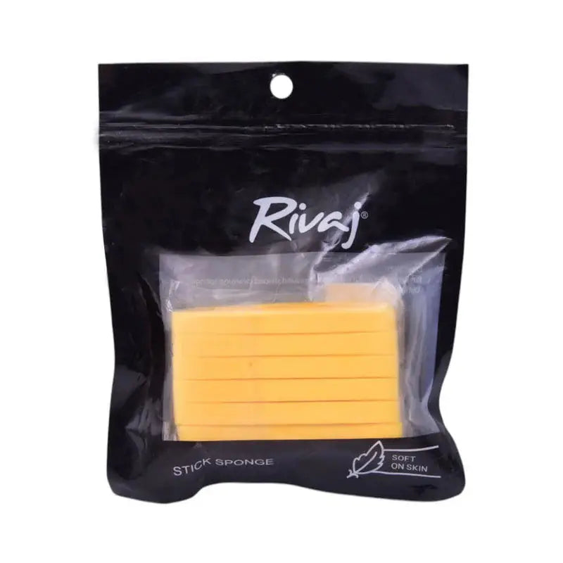 Stick Sponge Puff Yellow – Vibrant Colour Makeup Blending Tool