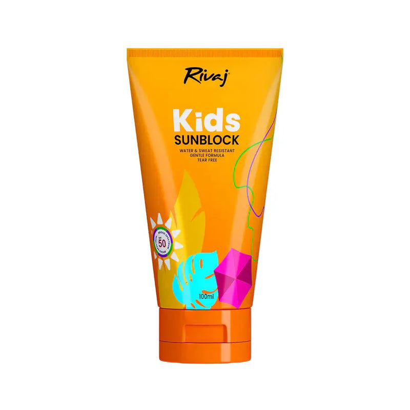 Rivaj SPF50 Kids Sunblock 100ml – High Protection Sunscreen for Kids