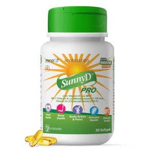 Sunny D Pro Softgel Capsules – Vitamin D3 & K2 for Bone and Heart Health – Available in Pakistan