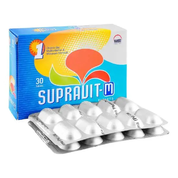 Supravit M Tablet – Multivitamins and Minerals for Daily Health Support