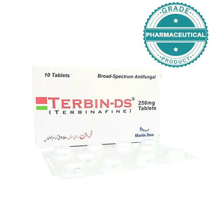 Terbin-DS Tablet 250mg (Terbinafine) Pack of 10 Tablets