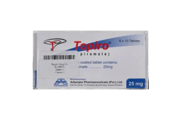 Topiro 25mg Tablets – Topiramate for Seizures & Migraine Prevention