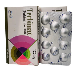 Maxitech Terbimax 125mg lower-dose antifungal tablets for nail fungus – View Product Detail