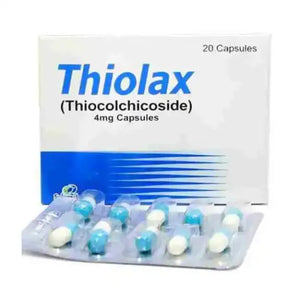 Thiolax (Thiocolchicoside) 4mg Capsules ��� Muscle Relaxant for Spasms & Pain