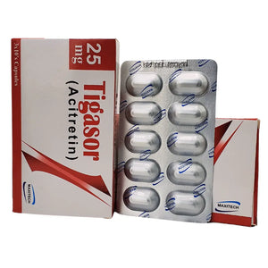 Tigasor 25mg Capsules (Acitretin) - Oral Treatment