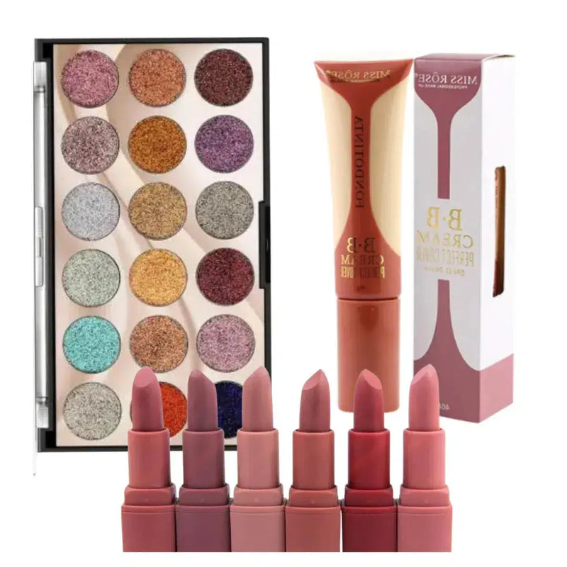 Buy Makeup Kit Online: BB cream, matte lipsticks & eye shadow palette in Pakistan
