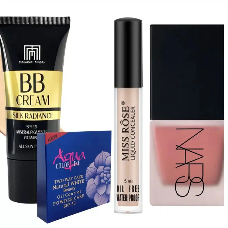 Affordable Makeup Box with BB cream, blushon, face powder & Concealer