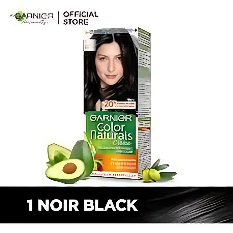 Garnier Color Naturals Nourishment Permanent Hair Color Cream Natural Black 1 Set