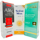 Complete Skincare Discount Box: Solar Max Sunscreen, Alite Face Wash & Motate Moisturizer photo 2