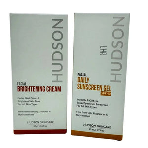 Radiant Skin Discount Box: Hudson Brightening Cream & Sunscreen Gel SPF 40 – View Product Detail