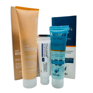 Skincare Value Pack Discount Box: Bio One Cream, Acnova Face Wash & Hudson Moisturizer – Buy Online in Pakistan | Derma.pk