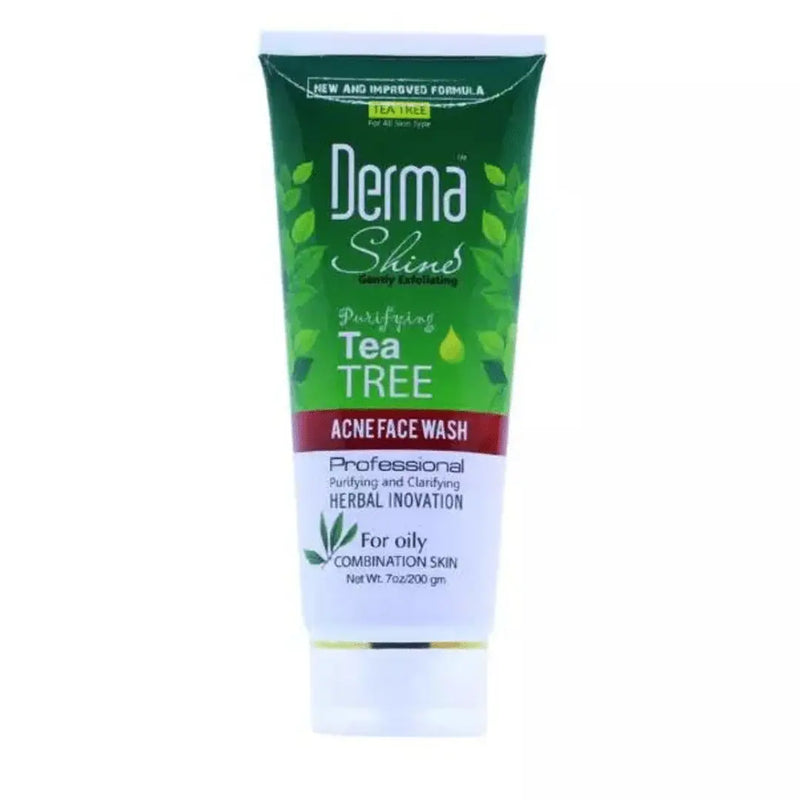 Derma Shine Purifying Tea Tree Acne Face Wash 200ml