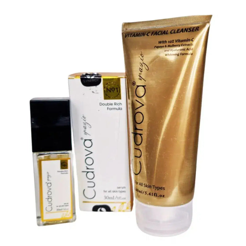 Cudrova Spazio Brightening Duo: Vitamin C Cleanser & Serum Set