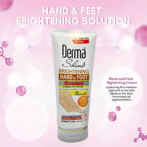 Derma Shine Whitening Hand & Foot Cream 200g - Brighten & Moisturize Your Skin