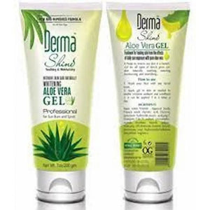 Derma Shine Aloe Vera Gel 200gm — sunburn relief, rash soothing & daily face body moisture