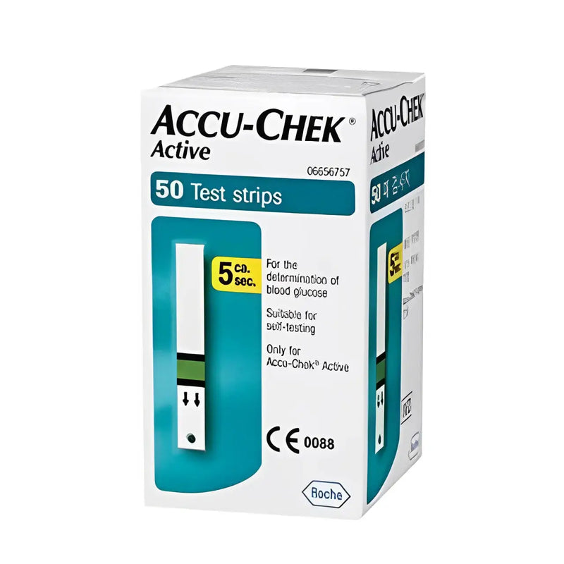 Accu-Chek Active Blood Glucose Strips 50s