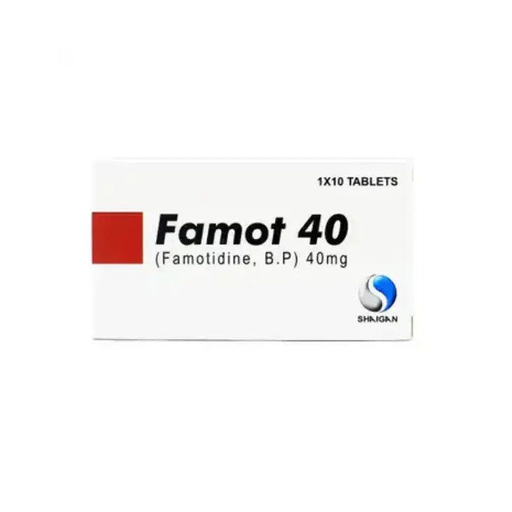 Famot 40mg Tablets – GERD & Ulcer Treatment