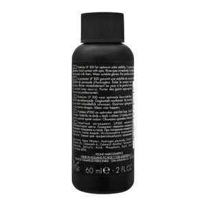 Keune Cream Developer 30 Vol back label showing 9% H2O2 formula for 2-3 levels of lift