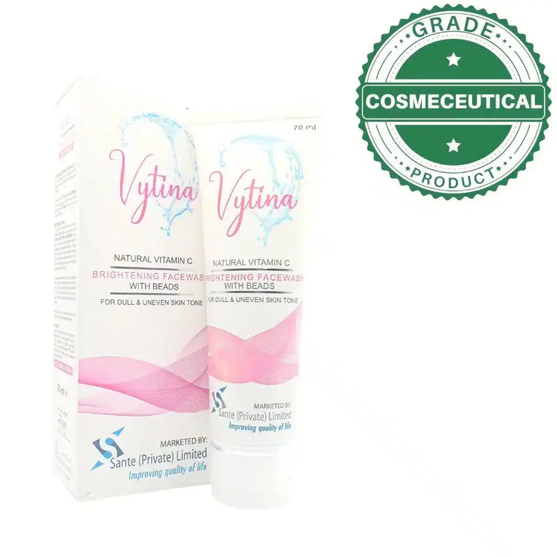 Vytina Natural Vitamin C Brightening Face Wash 70ml — Anti-Aging & Wrinkles