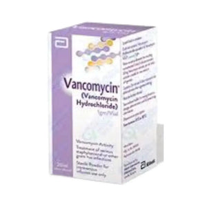 Vancomycin IV Injection 1g (Abbot) - Buy Online at derma.pk