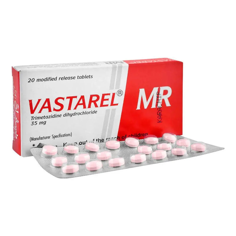 Vastarel MR 35mg Tablets – Trimetazidine Angina Treatment