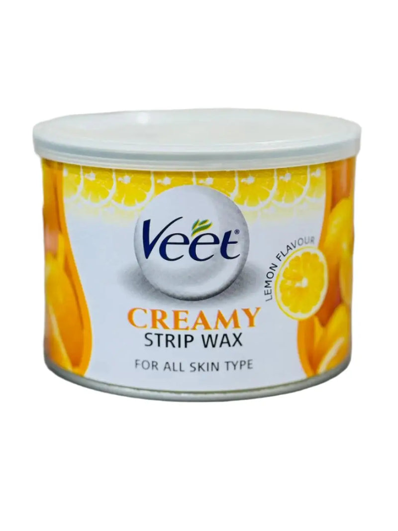 Veet Creamy Strip Wax Lemon – Refreshing Gentle Hair Removal