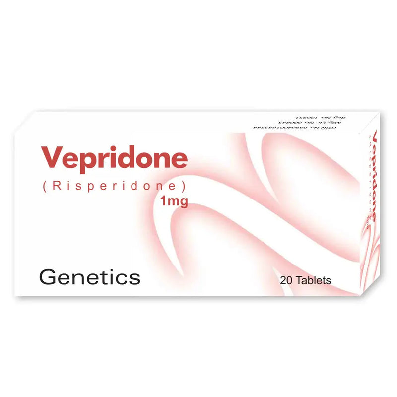 Vepridone 1mg 20 Tablets – Risperidone