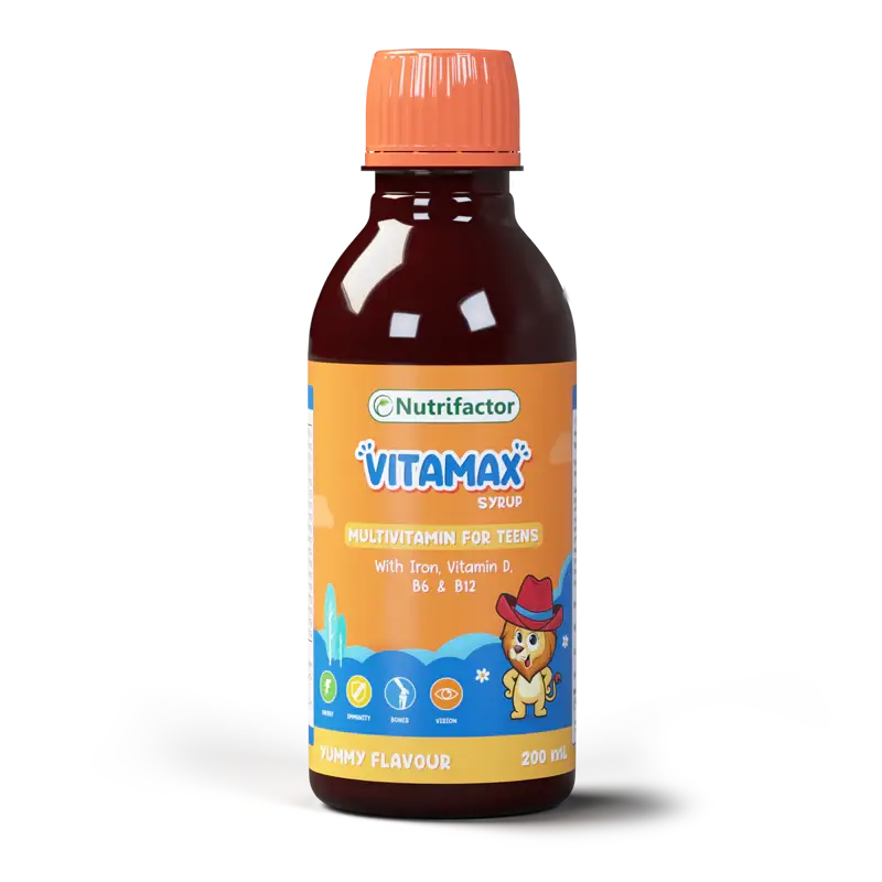 Vitamax Syrup for Teen Energy, Growth & Brain Health
