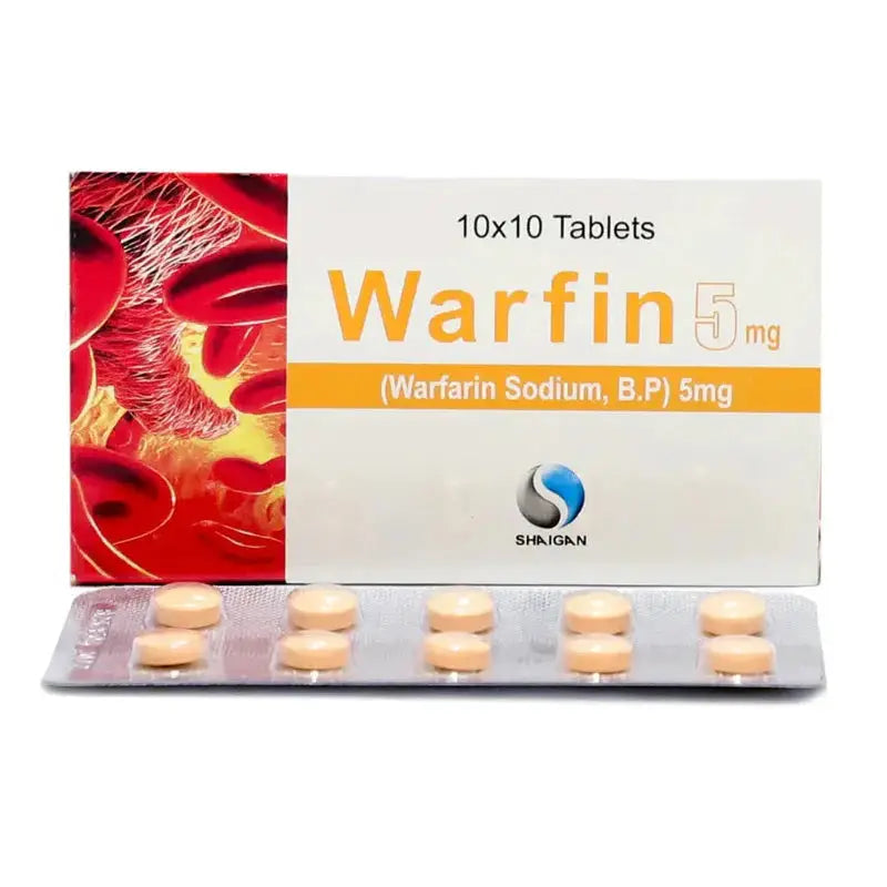 Warfin 5mg Tablets — Warfarin Blood Thinner for Clot Prevention