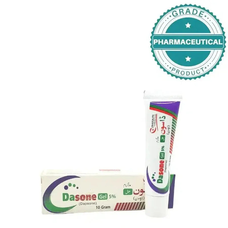 Dasone Gel 5% 10g (Dapsone) — Antibacterial — Skin Infections
