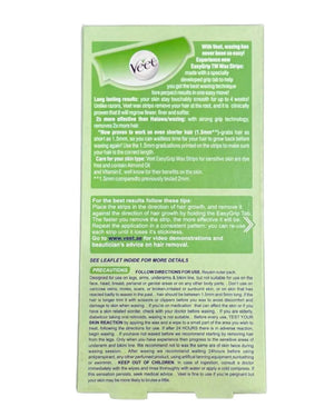 Veet Wax Strips Legs & Body with Aloe Vera & Lotus Flower