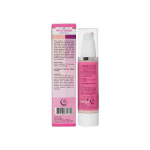 BNB Pink Glow SPF 60 serum bottle – brightening sunscreen for daily wear