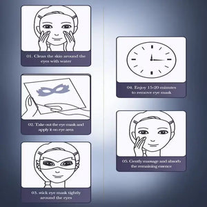 Buy SADOER Caffeine Honeycomb Eye Mask for Dark Circles