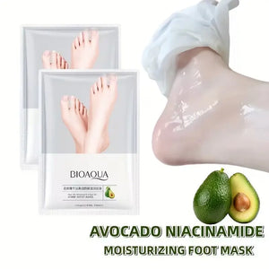 Bioaqua Avocado Niacinamide Foot Mask nourishing foot care for dry rough heels – View Product Detail