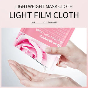 BioAqua Rose Essence Facial Mask ��� Brighten & Hydrate Skin