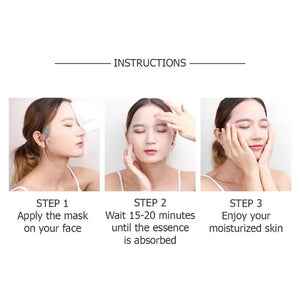 BioAqua Vitamin C Facial Mask essence close-up — Hydrating formula for dull skin