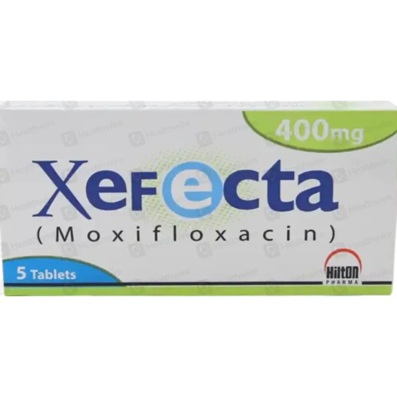 Xefecta Tablets 400mg (Moxifloxacin) - Hilton Pharma | derma.pk