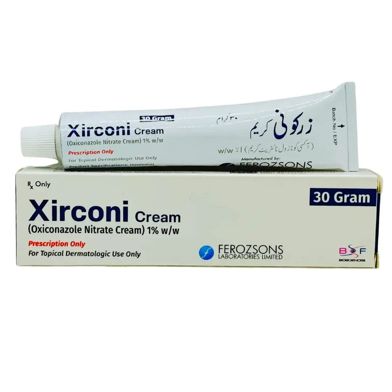 Xirconi Cream 1% w/w (30g) — Antifungal for Skin Infections