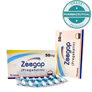 Zeegap Capsule (Pregabalin) 50mg Pack of 14 Capsules