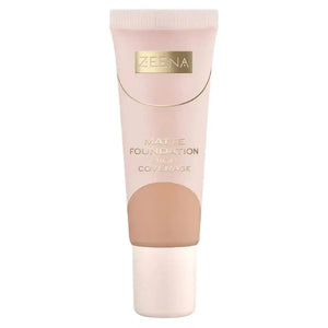 Zeena Matte Foundation High Coverage shade 030 smooth matte finish