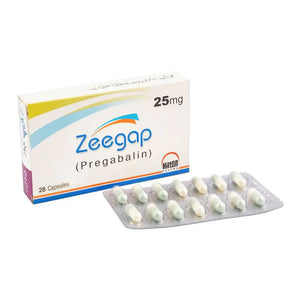Zeegap 25mg Capsule – Pregabalin for Nerve Pain and Anxiety Relief
