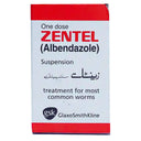Zentel 100mg/5ml Suspension (10ml) - Albendazole for Parasitic Infections - derma.pk photo 2