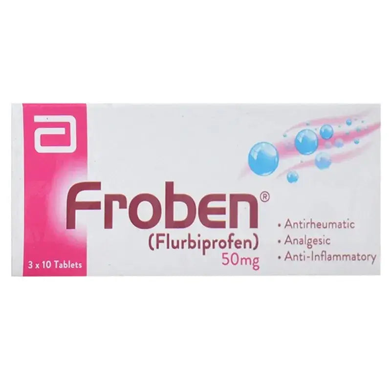 Froben 50mg Tablet – Flurbiprofen Pain Relief & Anti-Inflammatory for Arthritis