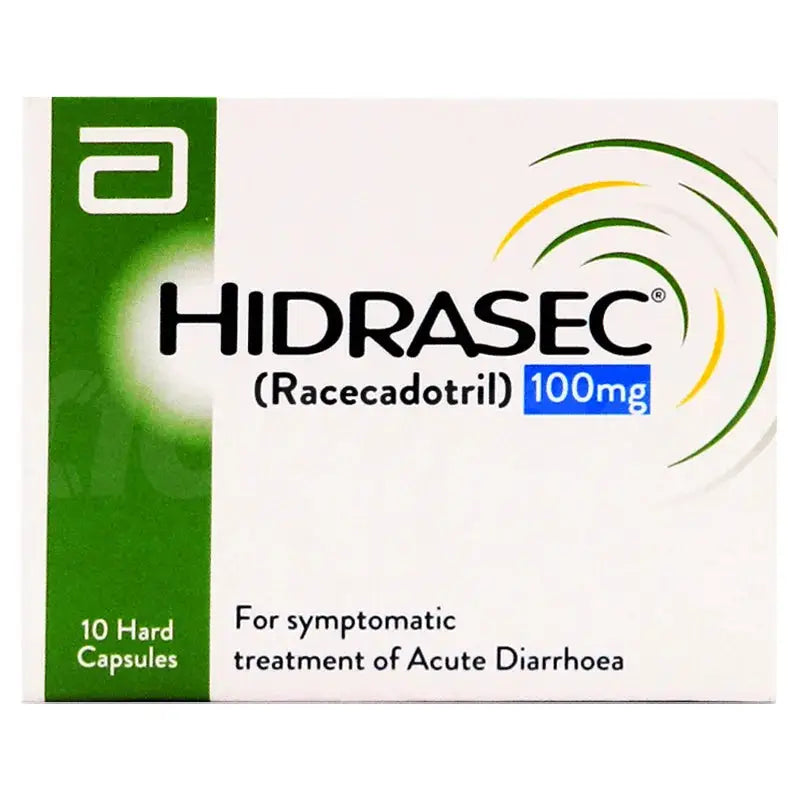 Hidrasec 100mg Capsule 10s (Racecadotril) - Acute Diarrhea Relief