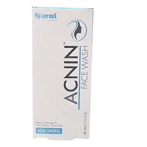 Nural Life Science Acnin Anti-Acne Face Wash 100ml packaging label detail