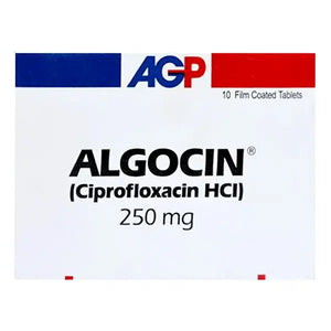 Ciprofloxacin tablets (Algocin Tablets 250mg ) - 10 Tablets | derma.pk